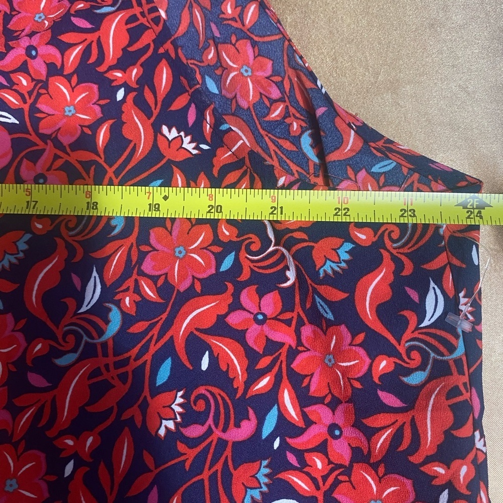 Ann Taylor Red and Blue Floral Dress - Picture 11 of 12